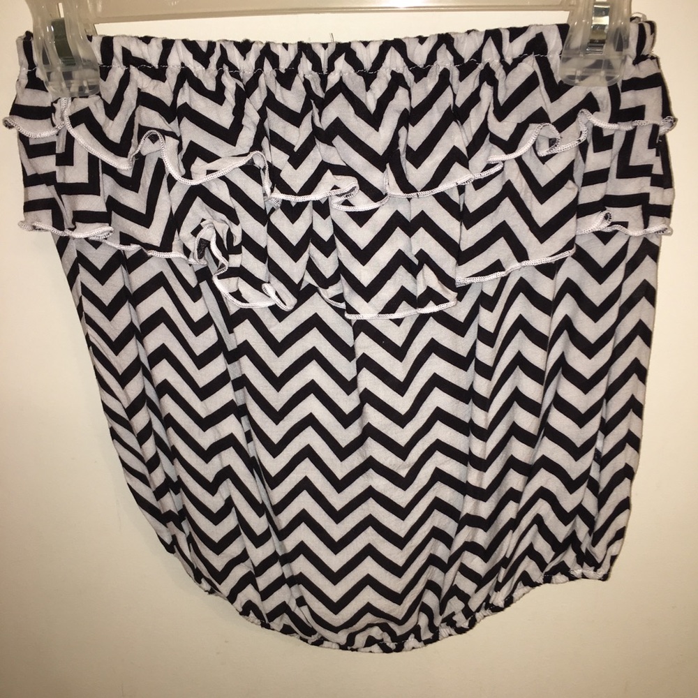 Strapless Crop Top